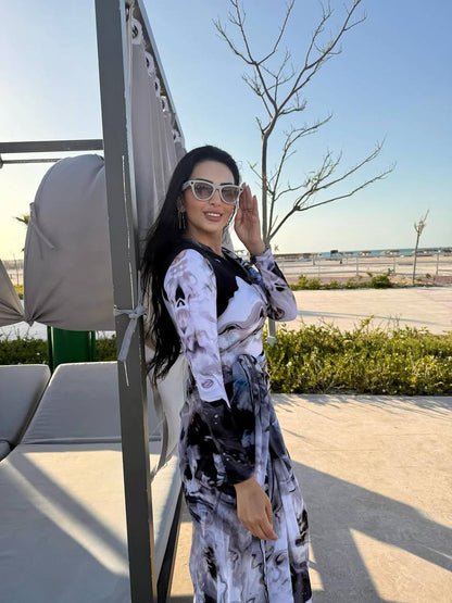 بوركيني ابيض * اسود اللوان